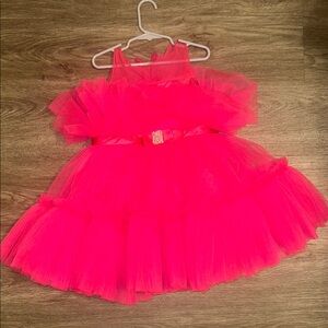 Vibrant Pink Tulle Dress